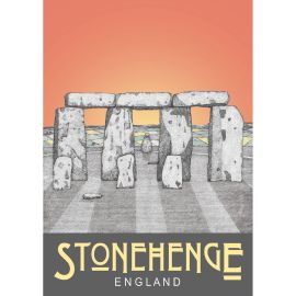 Stonehenge Day A3 Print Ben Holland
