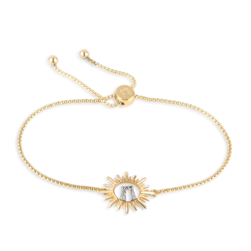 Trilithon Sunray Gold-Plated Bracelet