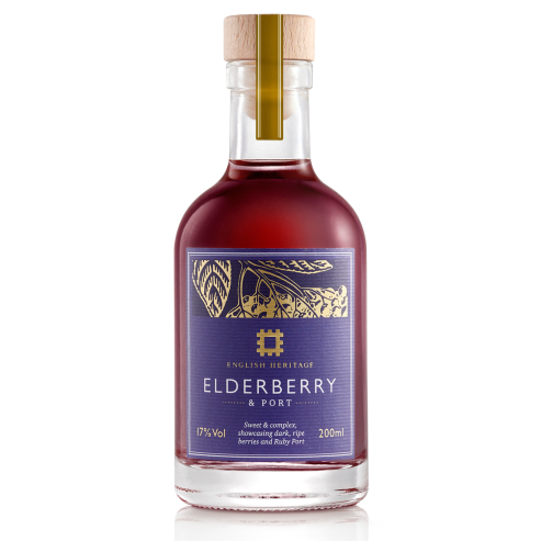 English Heritage Liqueur Elderberry & Port 200ml Bottle